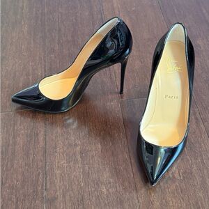 Christian Louboutins Pigalle Follies 100 size 36.5 black NWOT